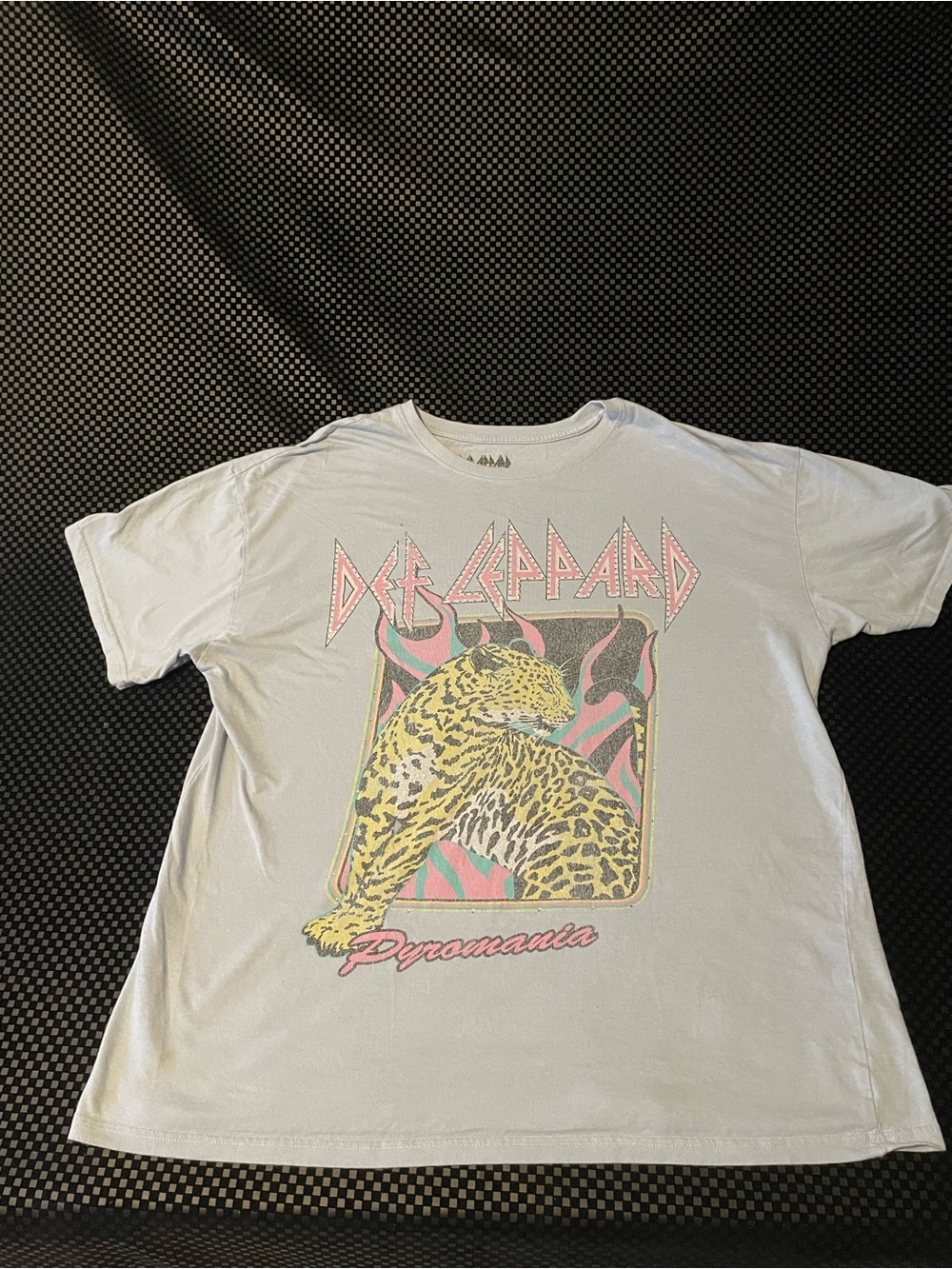 Def Leppard Pyromania Graphic Tee - Light Gray